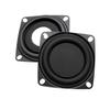 2Pieces 2Inch Bass Speaker Vibration Membrane Loudspeaker Rubber Edge and Iron Plate for Enhanced Sound Experience