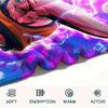 1Pc Majin Buu Print Flannel Blanket, High quality Comfortable for All Seasons, Home Decor, Warmth and Comfort, Perfect for Christmas Gifts