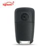 kigoauto Remote Key Case Shell 5 Button Flip Key Fob Replacement Case for Buick LaCrosse GL8 Chevrolet Volt 2010-2015