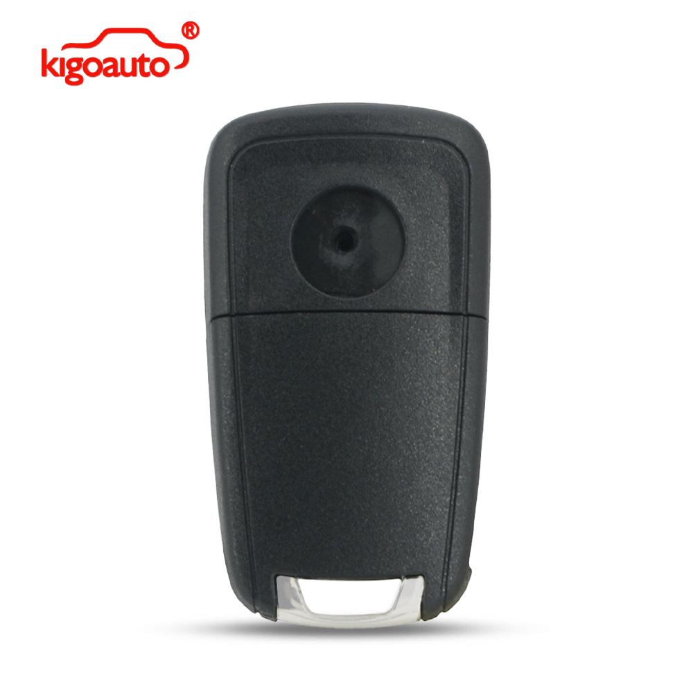 kigoauto Remote Key Case Shell 5 Button Flip Key Fob Replacement Case for Buick LaCrosse GL8 Chevrolet Volt 2010-2015