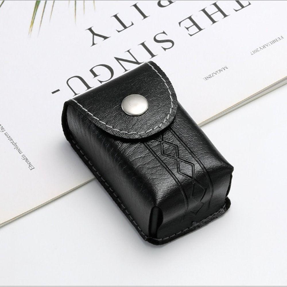 Кожаный складной чехол для очков Чехол для очков для пресбиопии Носимый на ремне Чехол для очков На поясной сумке Коробка для очков