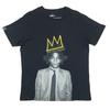 Jean-Michel Basquiat X Andy Warhol Crown MoMA New York Black T-Shirt Size S/M