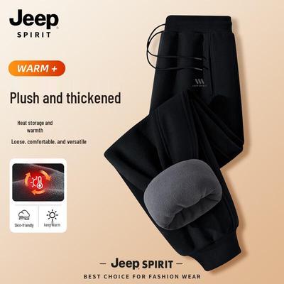 Мужские спортивные штаны-джоггеры на флисовой подкладке JEEP SPIRIT