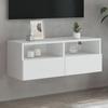 VidaXL Wall-mounted TV Cabinet White 80x30x30 Cm Engineered Wood 836868