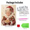 Christmas Pearl Painting Kit Handmade DIY Mrs Claus Gingerbread Home Decoration Painting