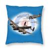 Spitfire And Lancaster Aircraft Square Pillowcase Polyester Linen Velvet Pattern Zip Decor Throw Pillow Case Home Cushion Case