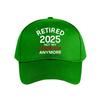 Retired  RetireUnisext Gift Baseball Cap Fashion Unisex Sunhat Womens Outdoor Sports Snapback Cap