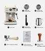 HiBREW H10A Semi Automatic Espresso Coffee Machine, 19Bar Pressure, Cold/Hot Coffee Maker, Milk Frother, Temperature Adjustable, 350ml Pitcher
