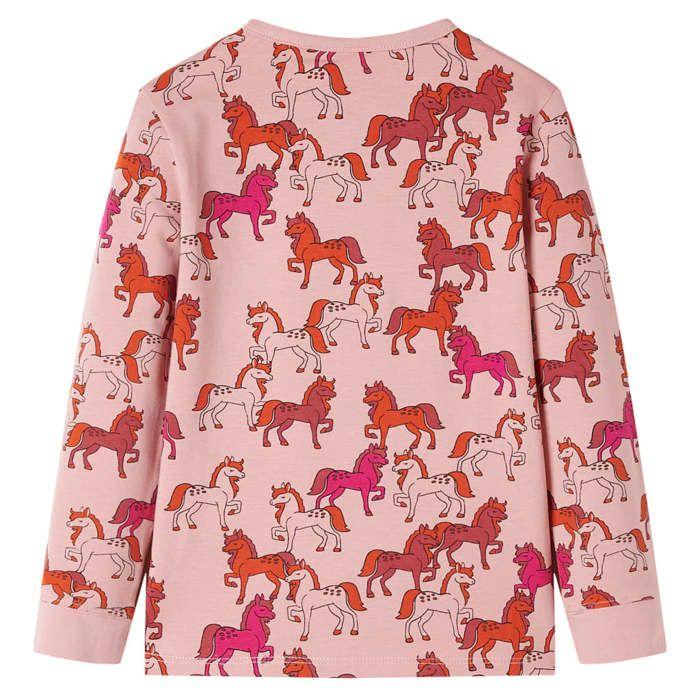Children's Long-sleeved Pyjamas Light Pink 92/104/116/128/140