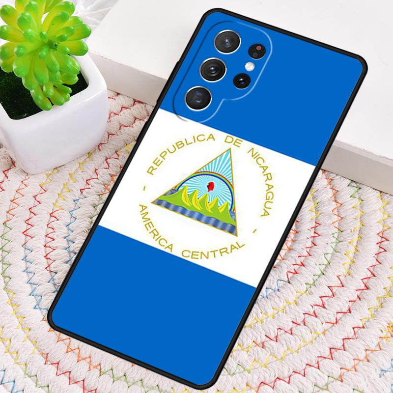 Силиконовый чехол для телефона с флагом Никарагуа для Samsung Galaxy note 10 pro S26 S25 S24 S23 S22 S21 Plus S25Ultra Capa Cover