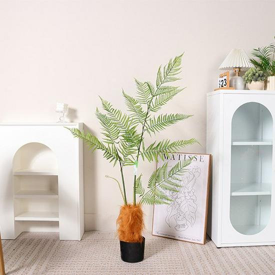 Nordic Traveller's Palm Artificial Plant for Living Room & Window Decor - Potted Greenery for Indoor Landscaping