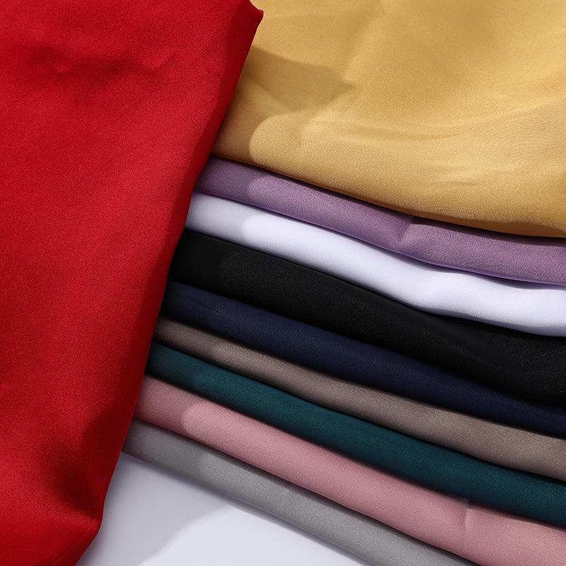 Satin Chiffon Matte Silk Fabric for Hanfu & Gift Box Linings