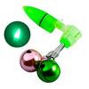 Fishing Rod Bait Alarm Bell with LED Light Dual Ring Bells Fishing Bite