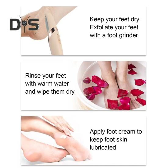 Электрический инструмент для удаления мозолей на ногах, перезаряжаемая педикюрная палочка с грубыми абразивными частицами, беспроводной инструмент для педикюра для гладких пяток и кожи