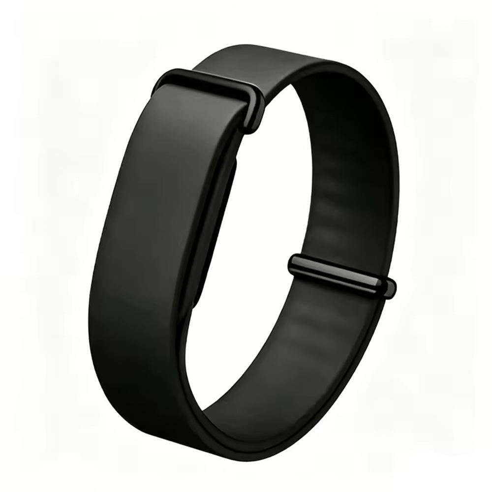 Adjustable Advanced Rubber Silicone Sport Loop Replacement Wristband for Google Fitbit Air Sweat Resistant Fitness Bracelet
