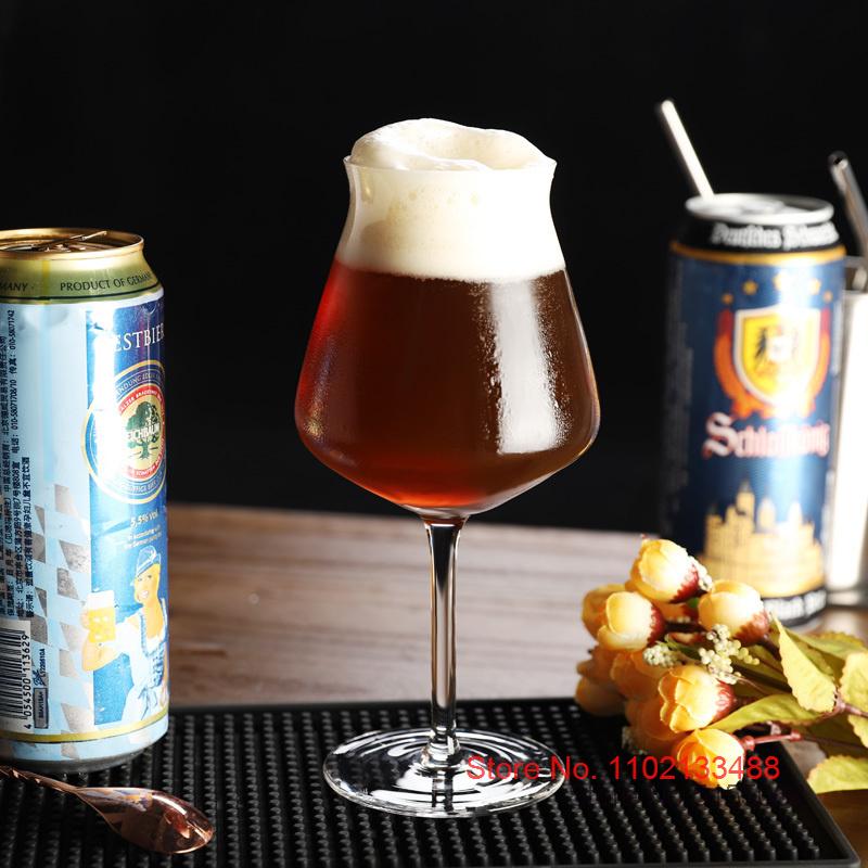 Professional TEKU Beer Mug IPA Exclusive Craft Beer Goblet High-Alcohol Wine Glass Wheat Beer Steins Mug Pilsner Cup Wholesale