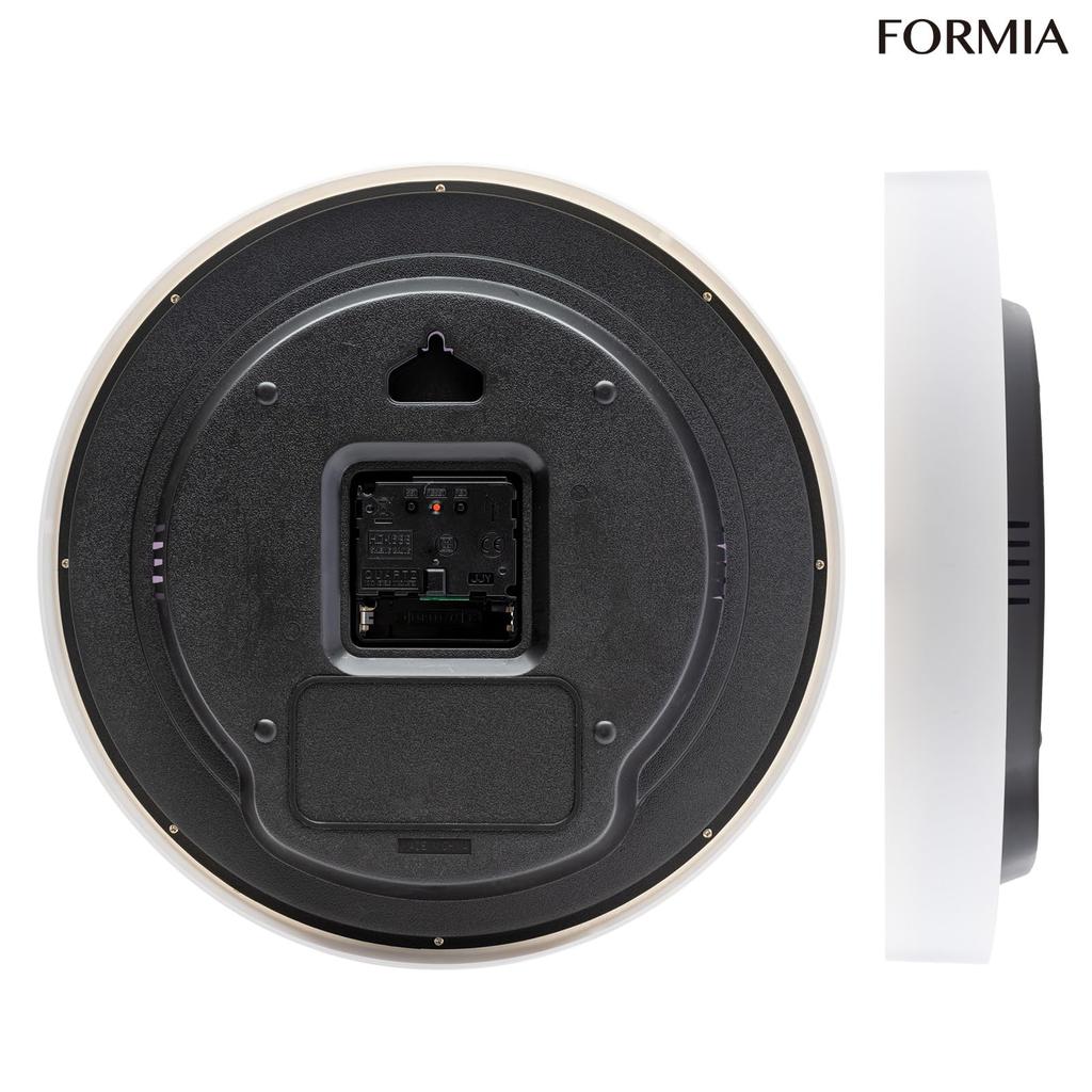 Formia Стена Легко к Простому Бесшумная Вторая Стрелка в Hodogaya Electronics Радиоуправляемые Часы, Читать, Дизайн, Ночь, Аналоговые, Продажи, Белый, HWC-022RC-WH
