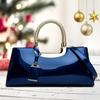 Light Lacquer Leather Portable Women's Bag Single Shoulder Wedding Bag Bride's Bag Banquet Bag