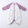 Infant Sleep Sack With Leg Separation 600g Warmth Cotton Detachable Sleeves Anti-Kick Design Toddlers 1-3 Years