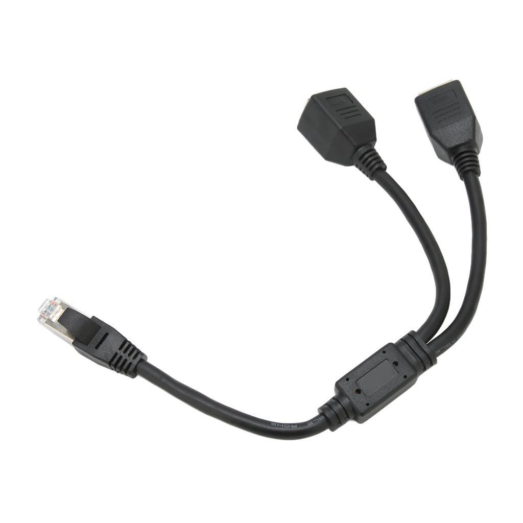 RJ45 Ethernet адаптер кабель-удлинитель 1 на 2 порта Отличное соединение Передача Хороший сигнал