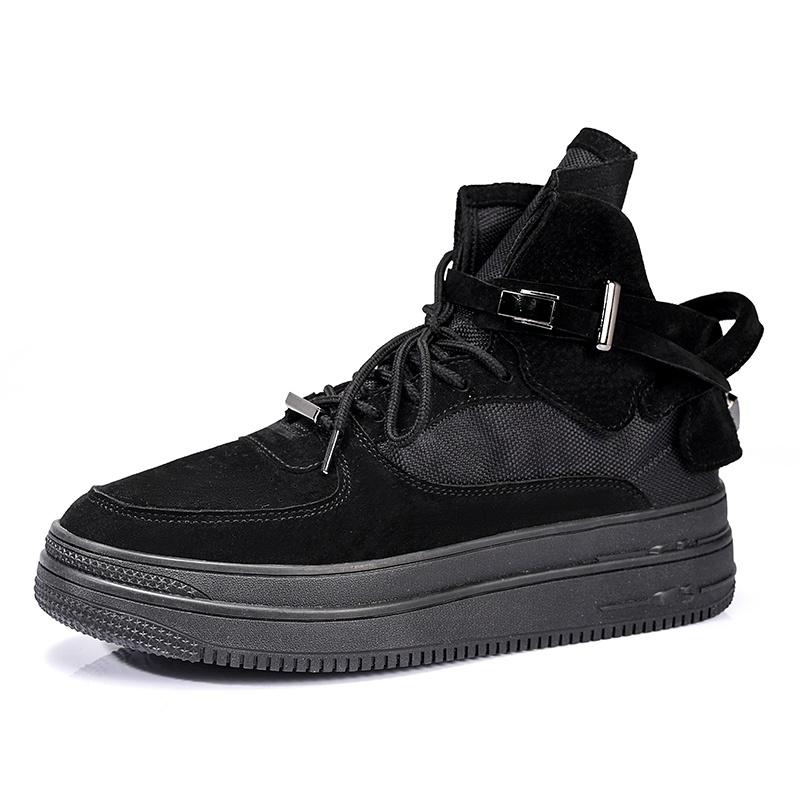 Men Thick Sole Boots High Top Shoes Fashion Style Winter Walking and Commuting Casual Outdoor Travel Daily Boots Style Sizes 39-45