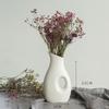Hot Selling New Creative White Modern Ceramic Vases Handmade Custom Luxury Art Deco Home Decor Flower Tabletop Vase for Gift