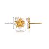 Изящные висячие серьги-гвоздики со звездами и жемчугом в виде ракушек для женщин, элегантные серьги-подвески из нержавеющей стали золотого цвета, ювелирные изделия, вечеринка 2025