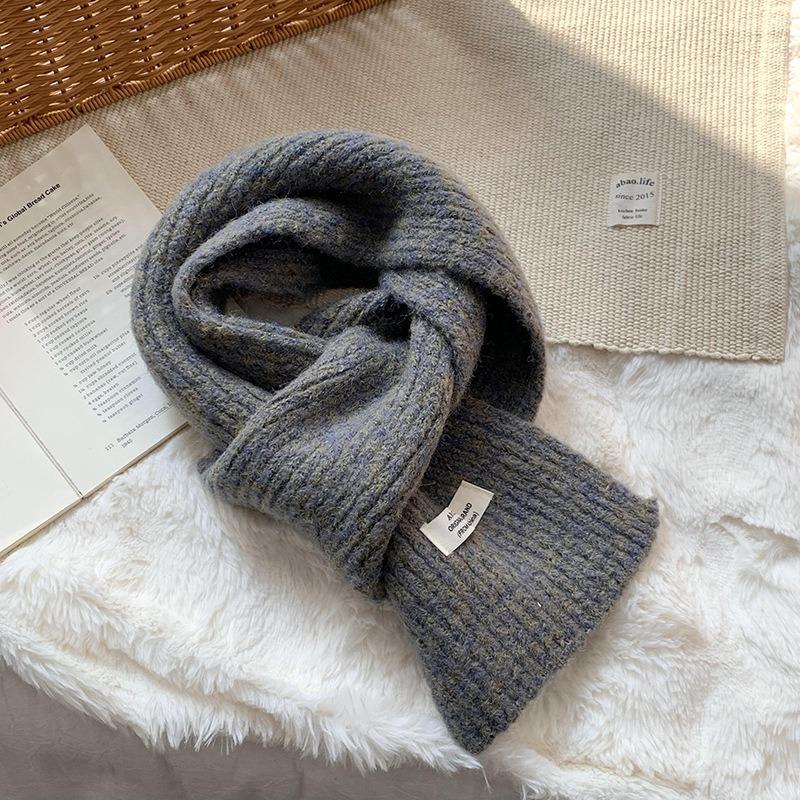 Шарф женский зимний высококлассный новый легкая роскошь Анжела красный вязаный шарф шарф