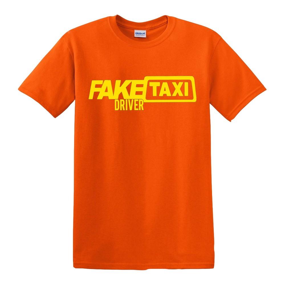 Fake taxi driver tshirt mens funny stage party joke tshirt novelty top tee