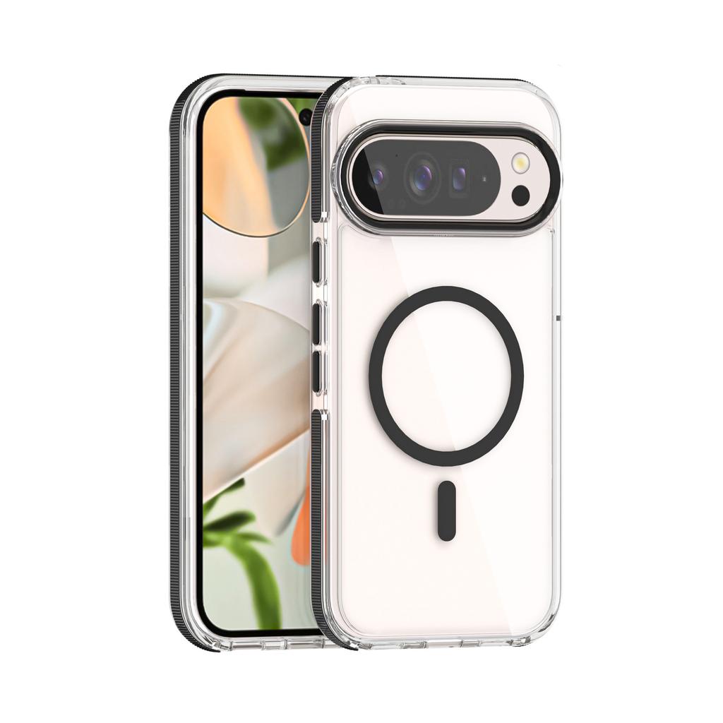 Применимо к чехлу для мобильного телефона Google Pixel 11/11 Pro XL, акриловый, магнитный, противоударный, прозрачный