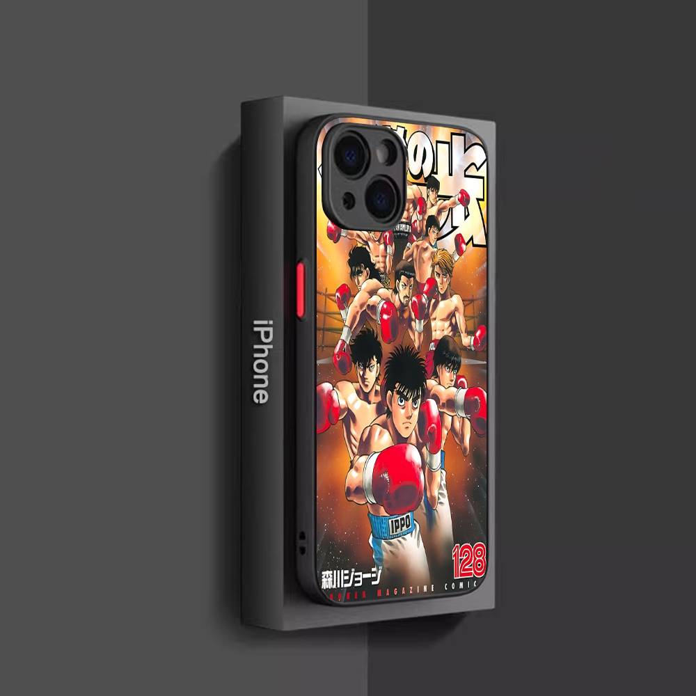 Чехол для телефона Аниме H-Hajime N-No I-Ippo Для IPhone 16e 16 15 14 13 12 11 Pro Max X XS Max Plus Матовый Прозрачный