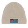 Bonnet Drapeau Fidji En Beige