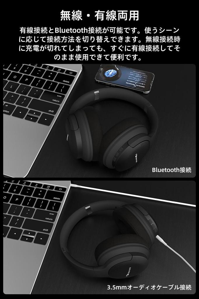 Nakamichi Nakamichi Sound Наушники Bluetooth Bluetooth Шум Часы Непрерывные и беспроводные Двойные OW1500ANC Черные [Беспроводные 5.4]