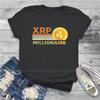 Xrp Millionaire Sweet Girls Women Tshirt Cryptocurrency Crypto Miner Blusas Harajuku Casual Short Sleeve Vintage Oversized Tops