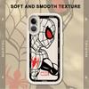 Чехол Marvel Человек-паук Железный человек для iPhone 16e 13 12 11 Pro Max 15 16 14 Plus XS Max XR 17 Air Мягкий чехол