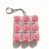 Foods Clicker Anti-stress Toy Pendant Stress Relief Calming Keychain Keys  Children Adults