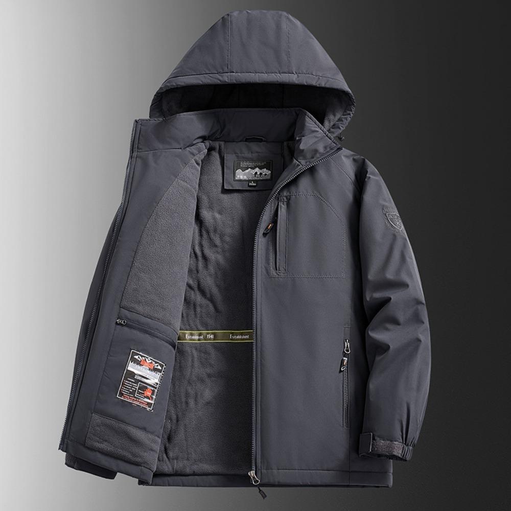 Зимняя куртка Мужские парки Однотонная Утепленная Теплая Куртка Мужская Флисовые куртки Однотонная Повседневная Парка Мужская Женская Модная одежда