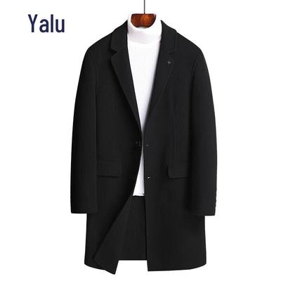 Мужское зимнее двустороннее шерстяное пальто Yalu RS