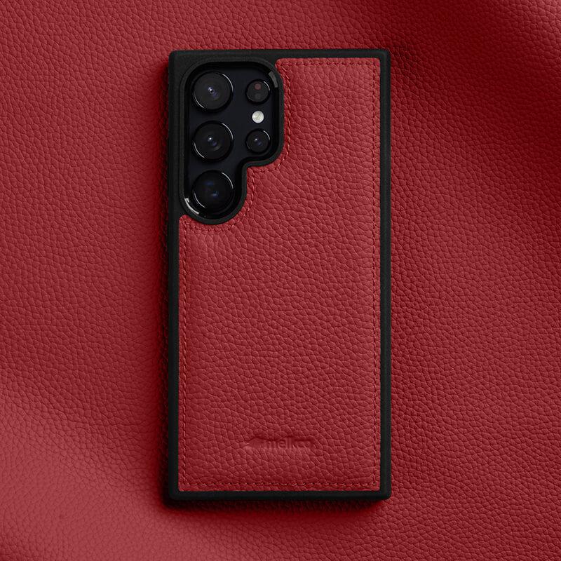 Чехол для мобильного телефона Samsung S25 Ultra Серия S24 Полностью закрывающий кожаный чехол S23 Противоударный чехол
