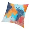 Abstract Colorful Plants Pillowcase Soft Polyester Cushion Cover Decorations Pillow Case Cover Chair Square X