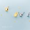Sterling Silver 925 Cute Rabbit And Bear Stud Earrings For Women Lover Gifts Kids Exquisite Fashion Tiny Fine Jewelry