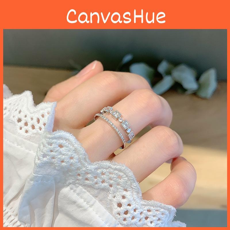 Шикарное серебряное кольцо 925 пробы в стиле инс, ретро, регулируемое, для женщин. Идеальный подарок на праздники