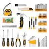 Tool Set with 8V Electric DIY Tool Power Tool Household Tool Furniture Home Carpentry Tool Convenient Storage Case Included 126-Piece Drill, Set,