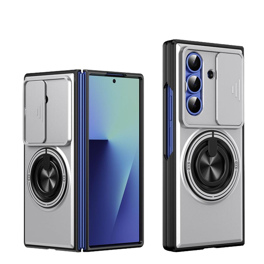 Подходит для Samsung Z FOLD8 Складной магнитный чехол для мобильного телефона Shunjia Z FOLD7 с окошком-слайдером ZFOLD6 Противоударный защитный чехол