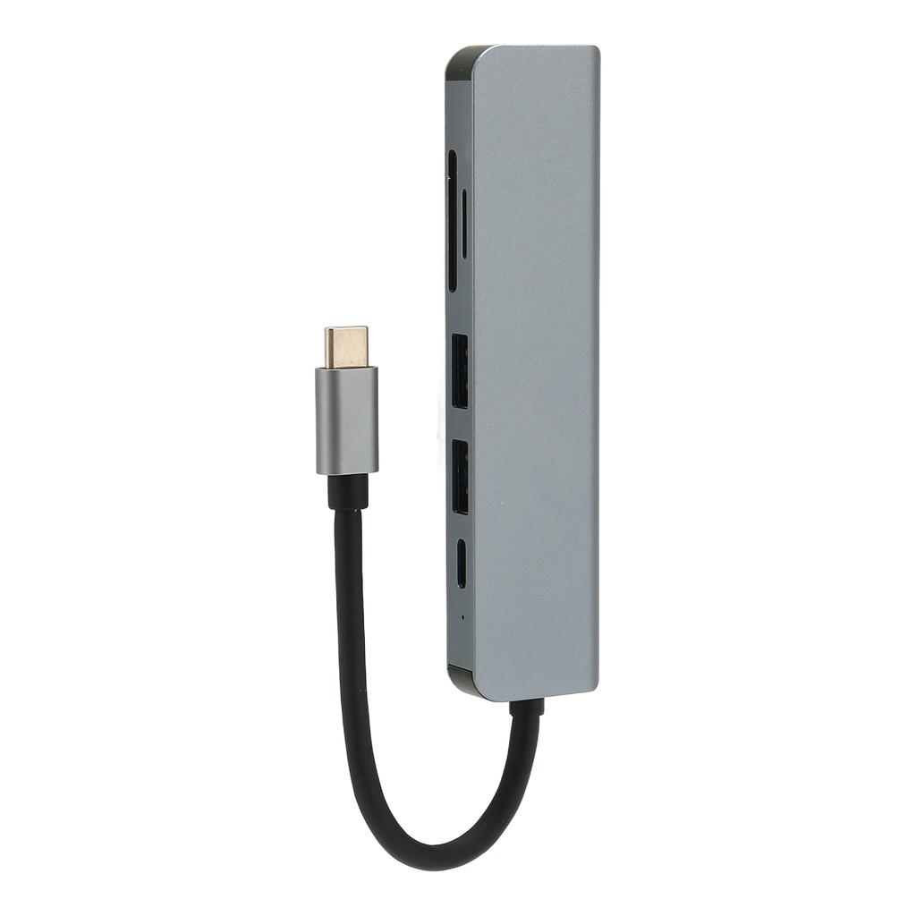 6-в-1 USB C концентратор Type C на HD Multimedia Interface USB3.0 USB2.0 PD Карту памяти Карту хранилища Многопортовый USB C адаптер