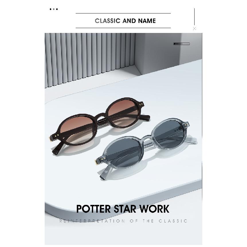 Round sunglasses, plain sunglasses, student anti-blue light glasses, plain glasses