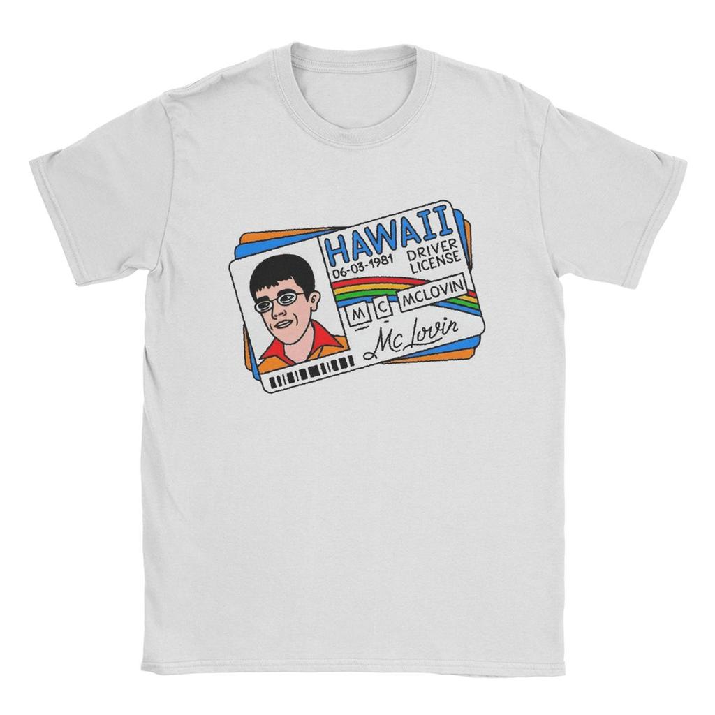 Мужская футболка Superbad Mclovin, повседневная футболка с коротким рукавом и круглым вырезом, хлопковые топы больших размеров