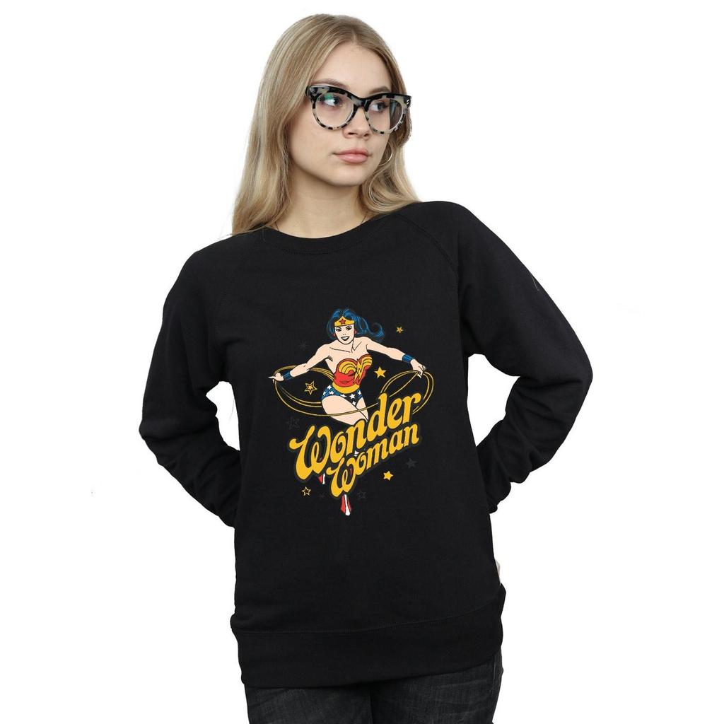 DC Comics Womens/Ladies Wonder Woman Stars Sweatshirt