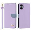 For Samsung Galaxy A07/A06 4G/5G Case Bowknot Decor Wallet Leather Phone Cover with Wrist Strap