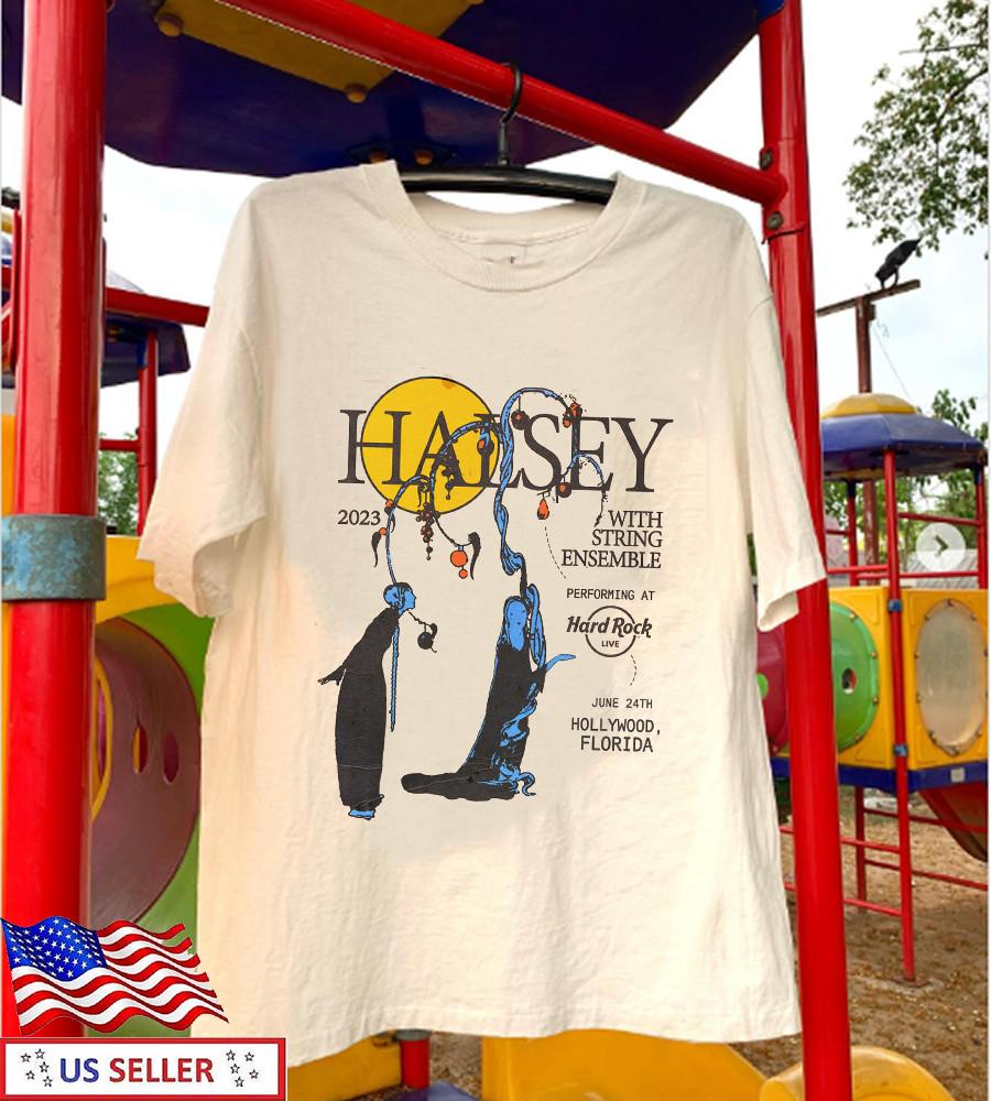 Halsey Perform At Hard Rock Live T Shirt Full Size S-5XL Unisex T-Shirt